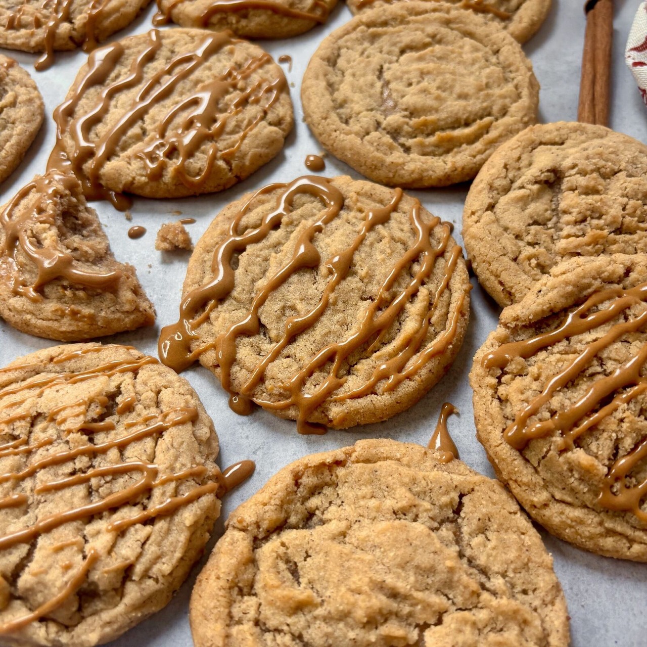 Brown Butter Dirty Chai Cookies with Espresso Glaze