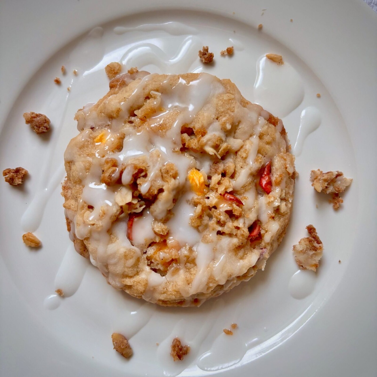 Fresh Peach Crisp Cookies