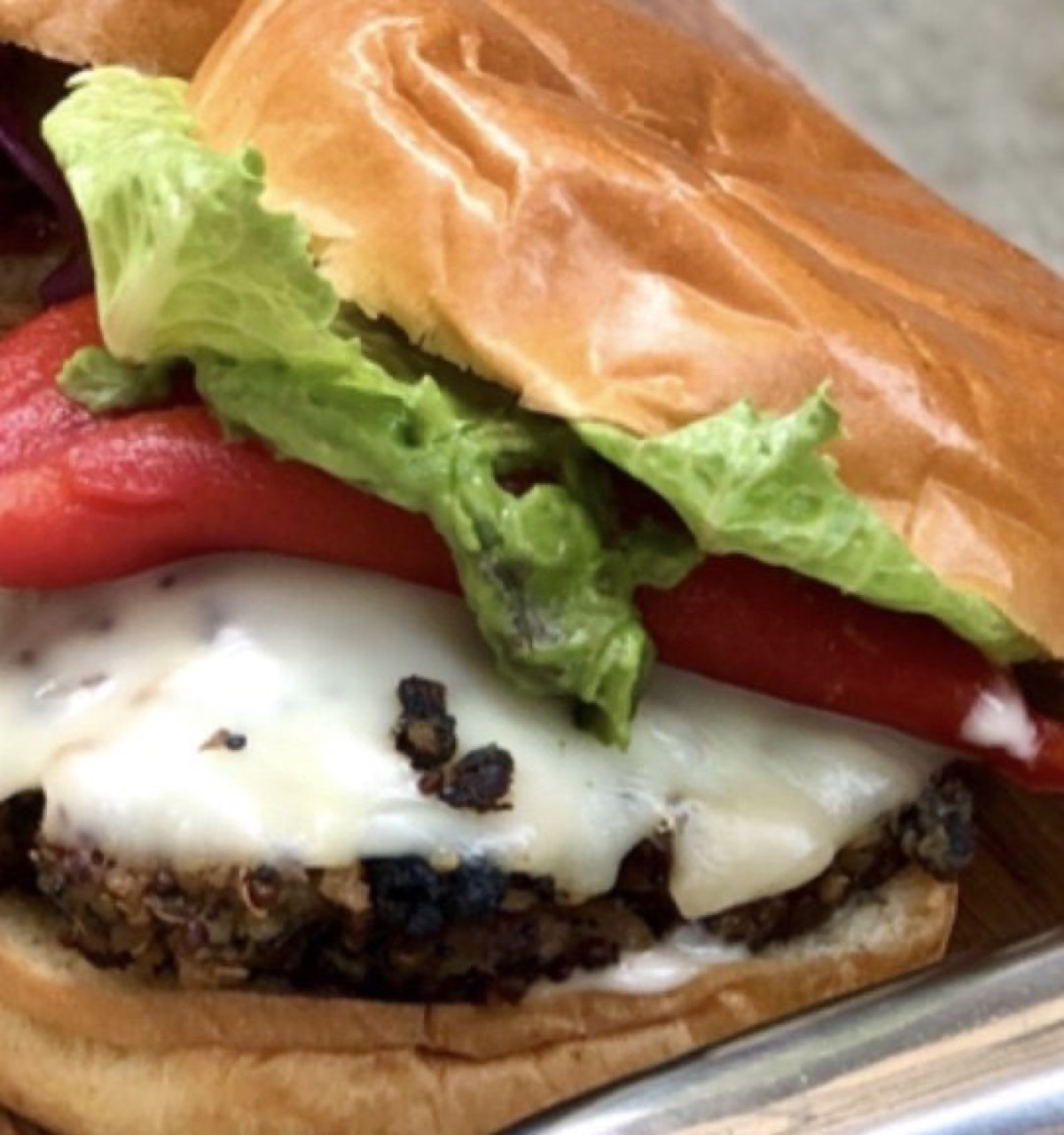 Mushroom & Quinoa Burger