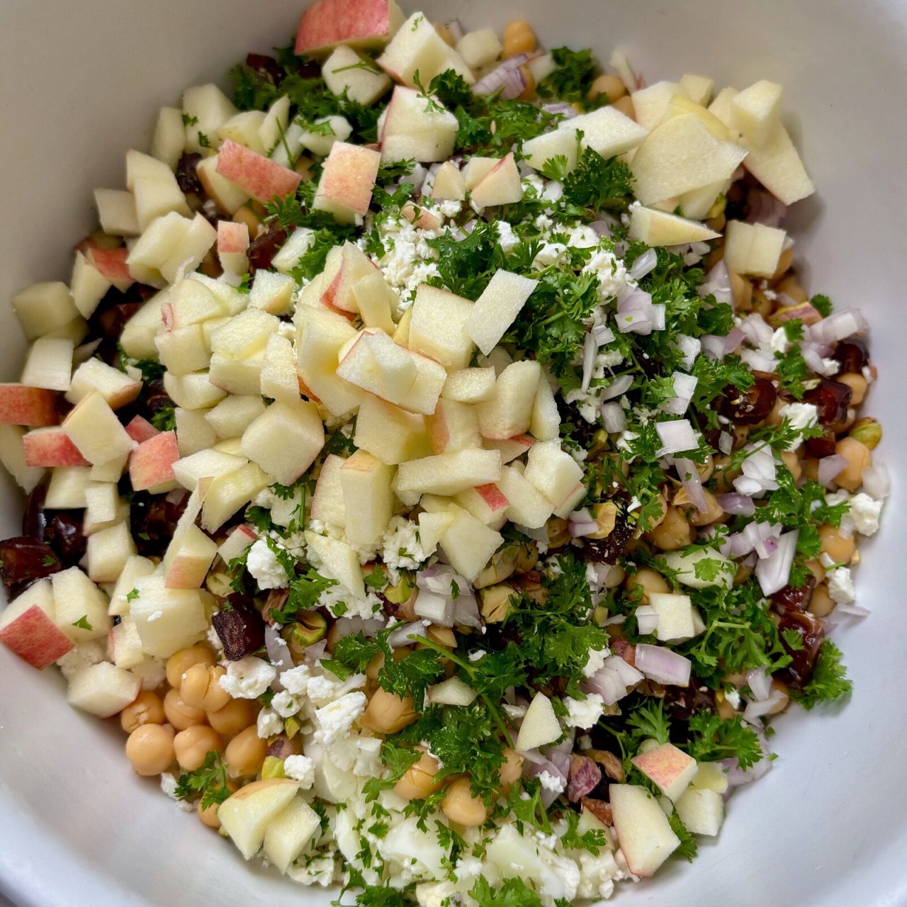 Super Chop Cauliflower Salad With Tahini Dressing